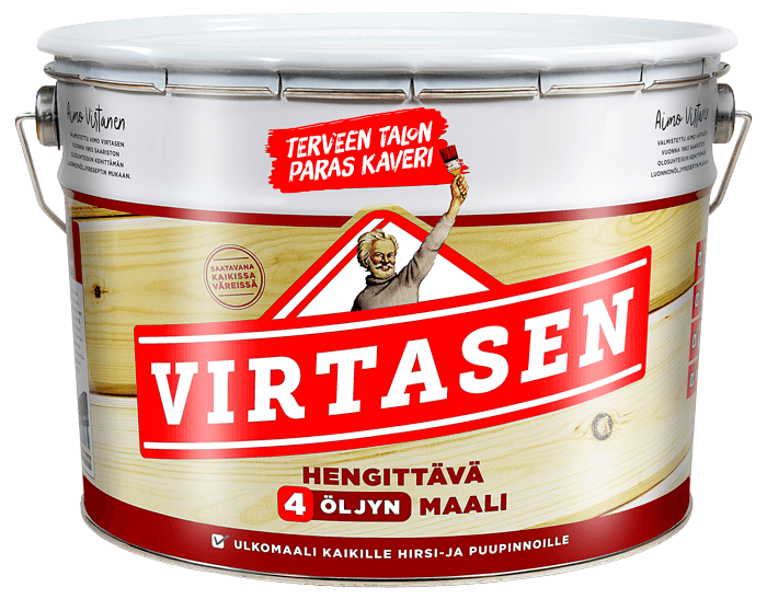 Virtasen 4 Öljyn Maali (Saariston Värit) 18 L