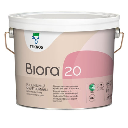 BIORA 20 Puolihimmeä sisustusmaali (Värituvan omat sävyt 15 kpl)