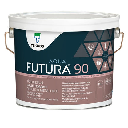 FUTURA AQUA 90 kalustemaali 2,7 L - Väritupa